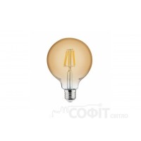 Лампа світлодіодна декоративна Horoz "RUSTIC GLOBE-6" 6W 2200K 220V E27