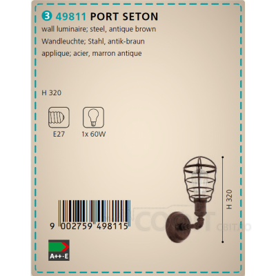Бра Eglo 49811 Port Seton