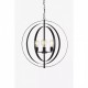 Люстра MarkSlojd Sweden ORBIT Pendant 3L Matt Black 107942