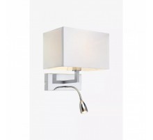Бра MarkSlojd Sweden SAVOY Wall 2L Chrome/White 106307
