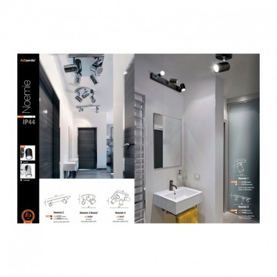 Бра - спот AZzardo NOEMIE 1 BK AZ4136