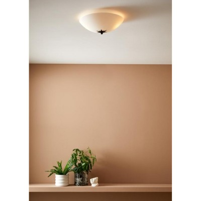Потолочный светильник MarkSlojd Sweden ROSE Plafond 35cm White/Black 108207