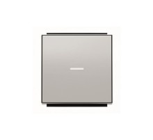 Клавиша с линзой ABB Sky серебристый, 8501.3 PL