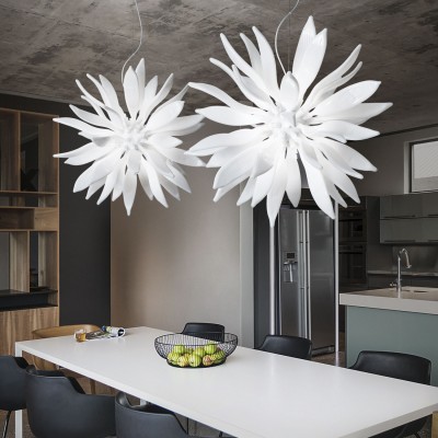 Люстра Ideal Lux LEAVES SP8 BIANCO 111957