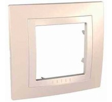 Рамка Unica MGU2.002.559 1М крем/слон. кістка Schneider Electric Basic