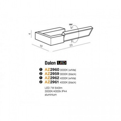 Бра AZzardo DALEN AZ5251