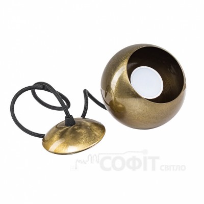 Светильник подвесной Лофт Bowl GU10 P115 BrushGold Atmolight