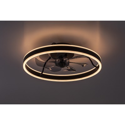 Стельова люстра з вентилятором Rabalux 71337 Fanfy LED/40W/230V 3000/4000/6000K Wi-Fi + пульт Стельова люстра з вентилятором Rabalux 71337 Fanfy LED/40W/230V 3000/4000/6000K Wi-Fi + пульт