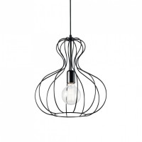 Подвесной светильник Ideal Lux AMPOLLA-1 SP1 NERO 148502