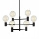 Люстра MarkSlojd Sweden CAPITAL Pendant 6L Black 107281