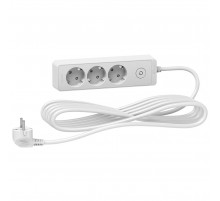 Подовжувач Unica Extend 3 гнізда 5м Білий ST9435W Schneider Electric