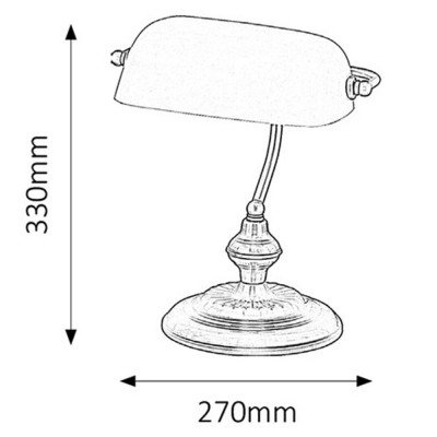 Настільна лампа Rabalux 4037 Bank