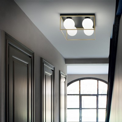Потолочный светильник Ideal Lux LINGOTTO PL4 198156 Потолочный светильник Ideal Lux LINGOTTO PL4 198156