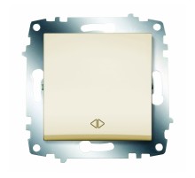 Вимикач 1 перехресний клавішний ABB Cosmo бежевий 619-010300-214