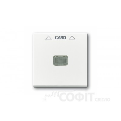Накладка карткового вимикача ABB Basic 55 білий, 1792-94-507