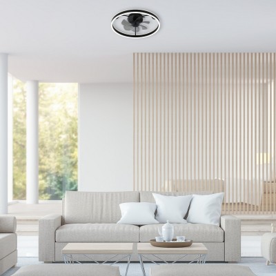 Стельова люстра з вентилятором Rabalux 71337 Fanfy LED/40W/230V 3000/4000/6000K Wi-Fi + пульт Стельова люстра з вентилятором Rabalux 71337 Fanfy LED/40W/230V 3000/4000/6000K Wi-Fi + пульт