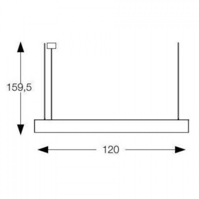 Підвісний світильник Ideal Lux LINUS SP BK 241975 Підвісний світильник Ideal Lux LINUS SP BK 241975