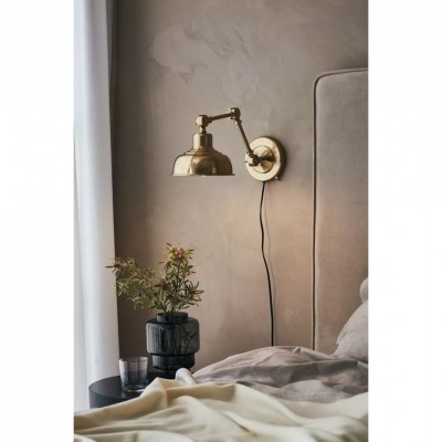 Бра MarkSlojd Sweden GRIMSTAD Wall 1L Dark Brass 108115