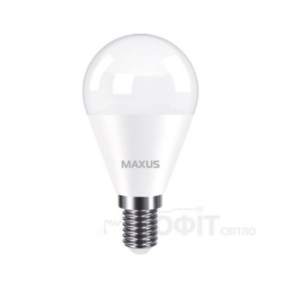 Лампа светодиодная G45 Maxus 1-LED-751 7W 3000K 220V E14