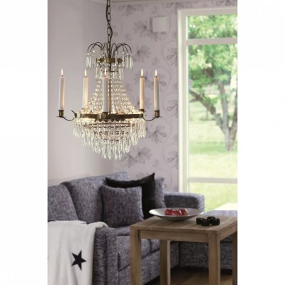 Люстра MarkSlojd Sweden KRAGEHOLM Chandelier 3L Antique/MC 100602