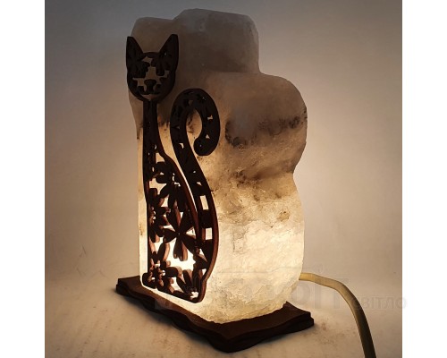 Солевая лампа Котик 2-3 кг