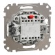 Одноклавішний кнопковий перемикач, без фіксації, білий, Sedna Design & Elements SDD111116, Schneider Electric