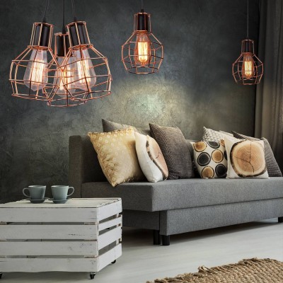Подвесной светильник AZzardo CARRON 3 LINE COPPER AZ2141