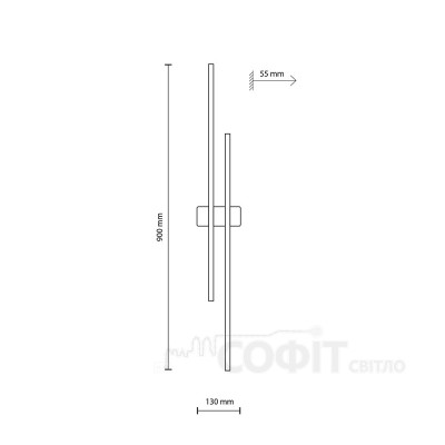 Настенный светильник TK Lighting FLASH WOOD LED, 6628