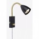 Бра - спот MarkSlojd Sweden CIRO Wall 1L Flex Black/Brass 106589