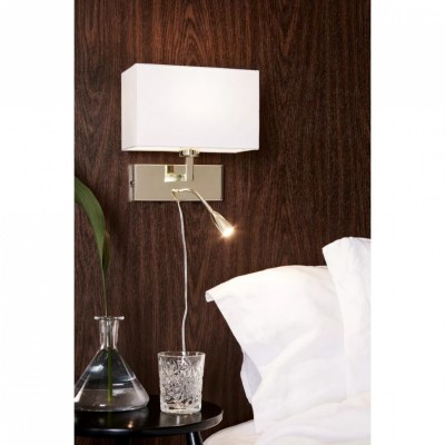 Бра MarkSlojd Sweden SAVOY Wall 2L Brass/White 106308