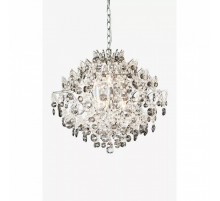 Люстра MarkSlojd Sweden HIDDEN GEM Chandelier 6L Chrome/Clear/Smoke 107415