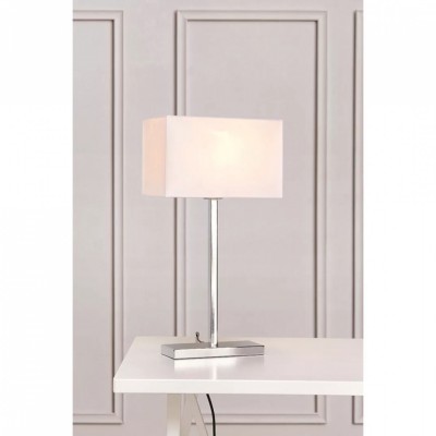 Настольная лампа MarkSlojd Sweden SAVOY Table 1L USB Chrome/White 106305