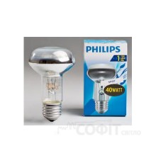 Лампа накаливания R63 40Вт E27 Philips (16043603)