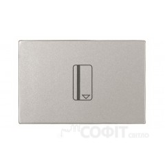 Вимикач картковий ABB Zenit срібний, N2214.1 PL