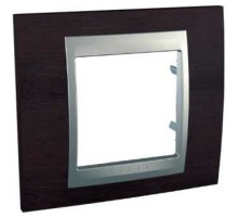 Рамка Unica MGU66.002.0M3 1М венге/алюміній Schneider Electric Top