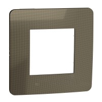 1-постова рамка, бронза/білий, Unica New Studio Metal, NU280250 Schneider Electric
