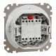Выключатель одноклавишный проходной (переключатель) IP44, береза, Sedna Design & Elements SDD280106, Schneider Electric
