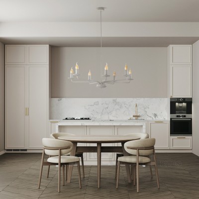 Люстра підвісна TK Lighting LIMAL BEIGE, 10254