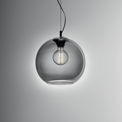 Підвісний світильник Ideal Lux NEMO SP1 D30 FUME' 094236