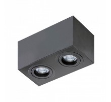 Точковий світильник AZzardo BRANT 2 SQUARE BLACK AZ2827